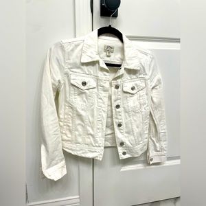 J.Crew White Denim Jacket.